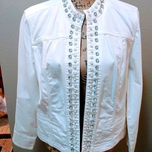 White Denim Jacket